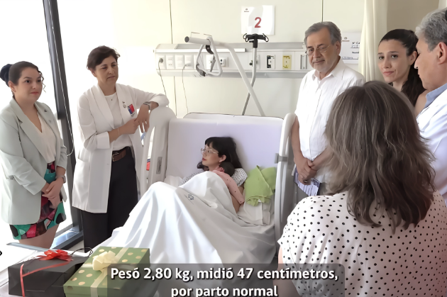 Aurora la primera chilena del año 2025 nació en Cerro Navia