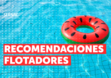 SERNAC llama a priorizar la seguridad en la compra de flotadores y juguetes acuáticos este verano
