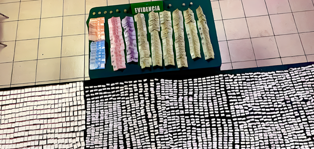 Carabineros detuvo a sujeto con más de 2 mil dosis de cocaína en Cerro Navia