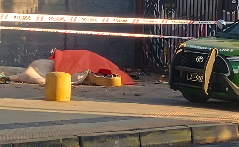 Persona fallecida es encontrada en la vía pública en Pudahuel