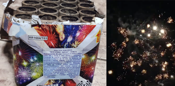 La celebración del Año Nuevo en Pudahuel y Cerro Navia estuvo marcada por un masivo uso de fuegos artificiales