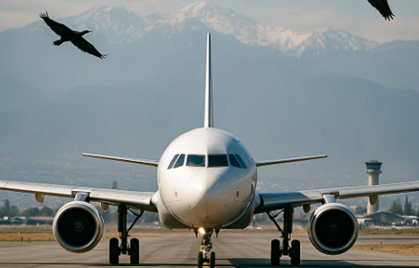 Vuelos suspendidos por aves en el aeropuerto: apuntan a vertederos ilegales en Pudahuel