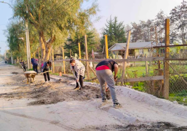 Vecinos de Campo Alegre: buscan dignidad a punta de pala y carretilla