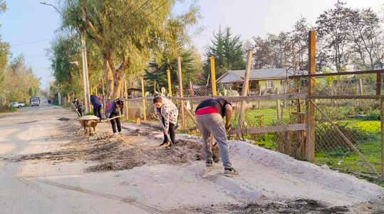 Vecinos de Campo Alegre: buscan dignidad a punta de pala y carretilla