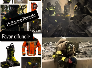 Bombero de la Sexta Compañía de Pudahuel sufre robo de su equipo de emergencia y pide ayuda para recuperarlo