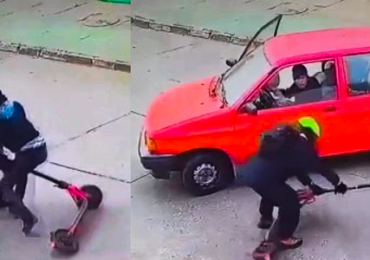 Robo con violencia en Cerro Navia fue captado por cámaras: delincuentes terminaron detenidos