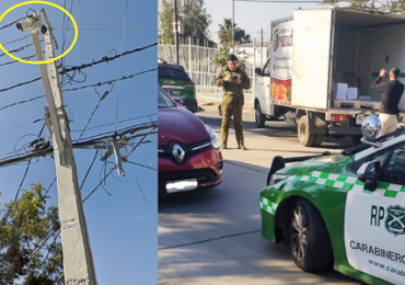 Roban carga a camión en Pudahuel y huyen dejando parte de la mercadería