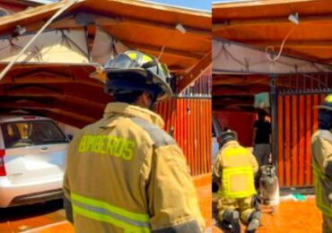 Explosión de cilindro de gas deja dos heridos en Pudahuel y moviliza a equipos de emergencia