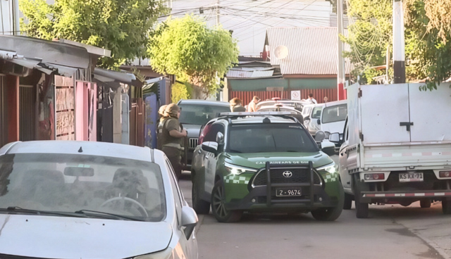 Intento de agresión a carabinero termina con hombre baleado en Pudahuel