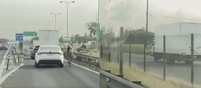 Asalto con retención de conductor y pioneta en la autopista Vespucio Norte en Pudahuel