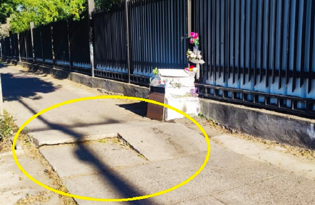 Vecinos denuncian veredas en mal estado en avenida San Pablo, sector Pudahuel: adultos mayores temen sufrir caídas