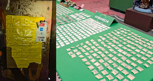 Afiche que ofrecía pago con tarjetas dejó al descubierto punto de venta de drogas en Pudahuel